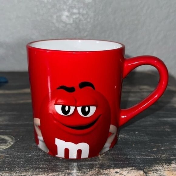 Set Of Two M&Ms Character Mugs - Green & Red 3D Design Galerie Brand Ceramic 12 - Picture 3 of 14